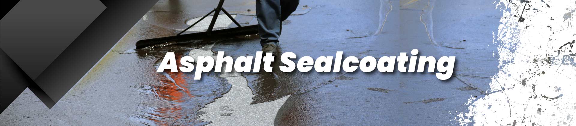 asphalt sealcoating in action